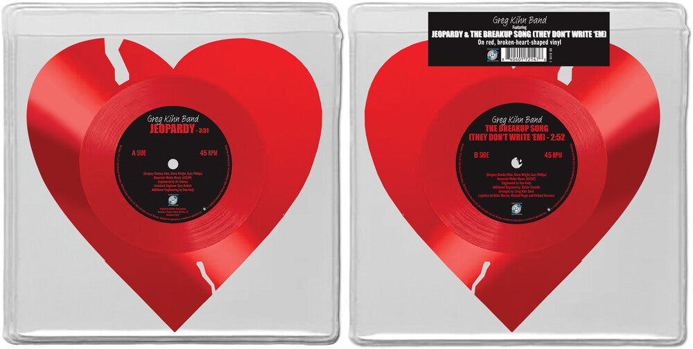 the album cover for Greg Kihn  Band - Jeopardy/Breakup Song (They Don't Write 'em) [Limited Edition]