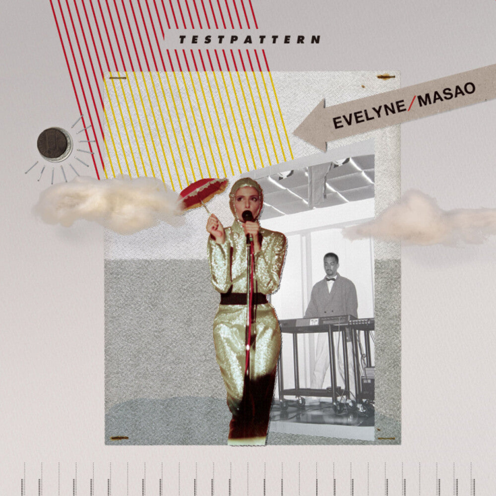 the album cover for Evelyne / Masao - Testpattern