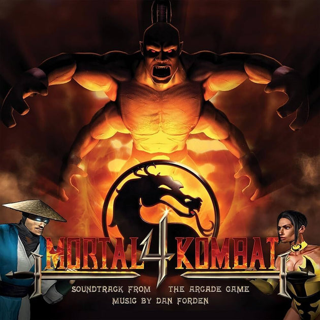 the album cover for Dan Forden  (Ltd) (Pict) - Mortal Kombat 4 - O.S.T. [Limited Edition] (Pict)