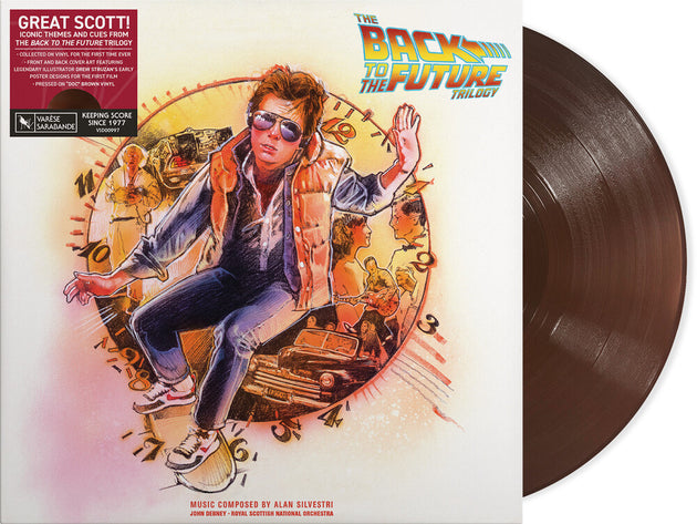 the album cover for Alan Silvestri - The Back To The Future Trilogy (Original Soundtrack) [RSD Black Friday 2025]