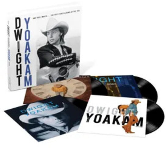 the album cover for Dwight Yoakam - And Then I Wrote... The First Three Albums Of The '90s [RSD Black Friday 2025]