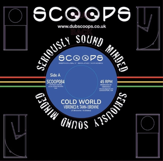 the album cover for Vibronics / Tann Browne -I - Cold World (Ep)