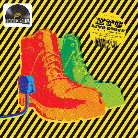 the album cover for Xtc - Live Boots - Live At Emerald City 1981 [RSD 2026]