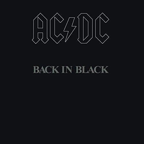the album cover for AC/DC - Back In Black [Remastered]