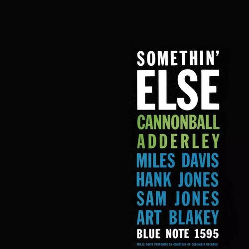 Cannonball Adderley / Somethin Else (Blue Note Essentials Series)