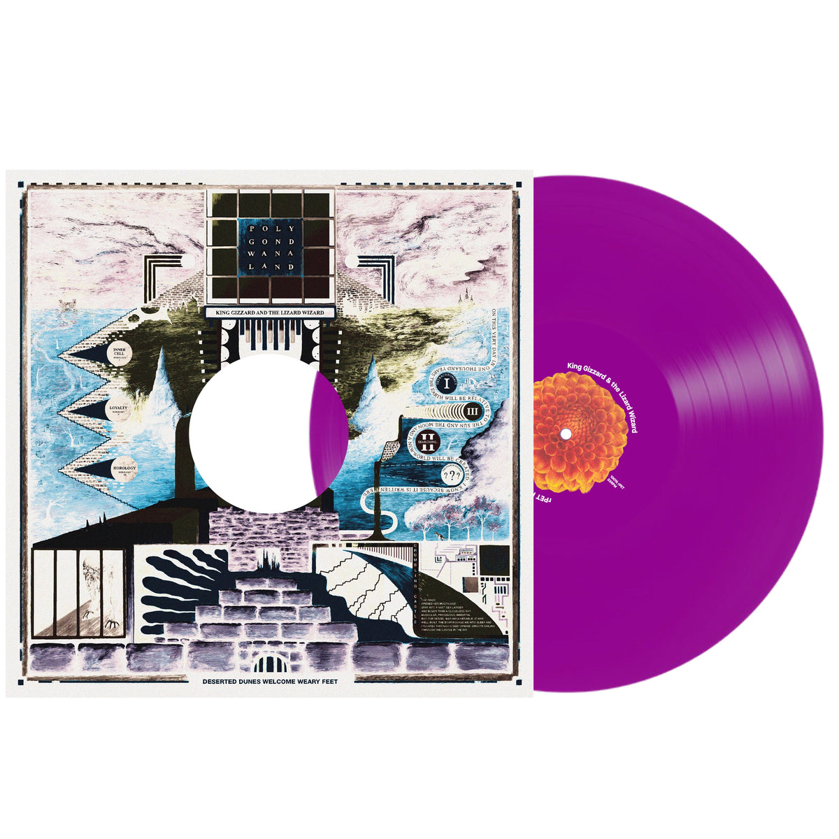 King Gizzard & The Lizard Wizard / Polygondwanaland (100% Recycled Plastic (r-PET), 180 Gram Translucent Purple)