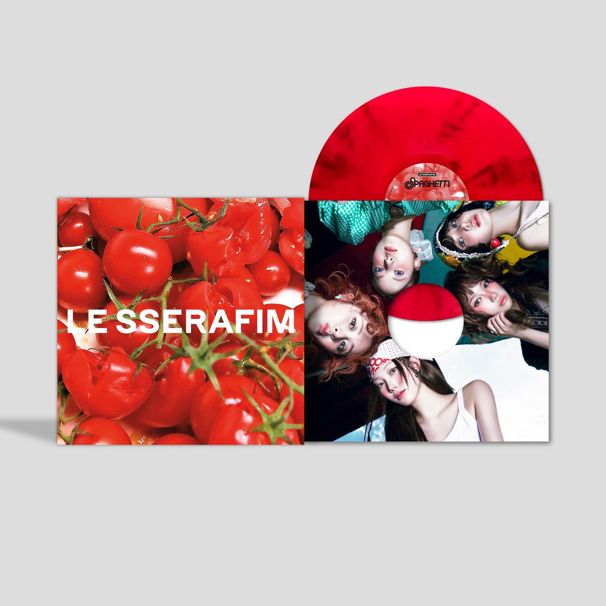 LE SSERAFIM / 1St Single Album "Spaghetti" (Indie Exclusive) [Tomato Red Vinyl]