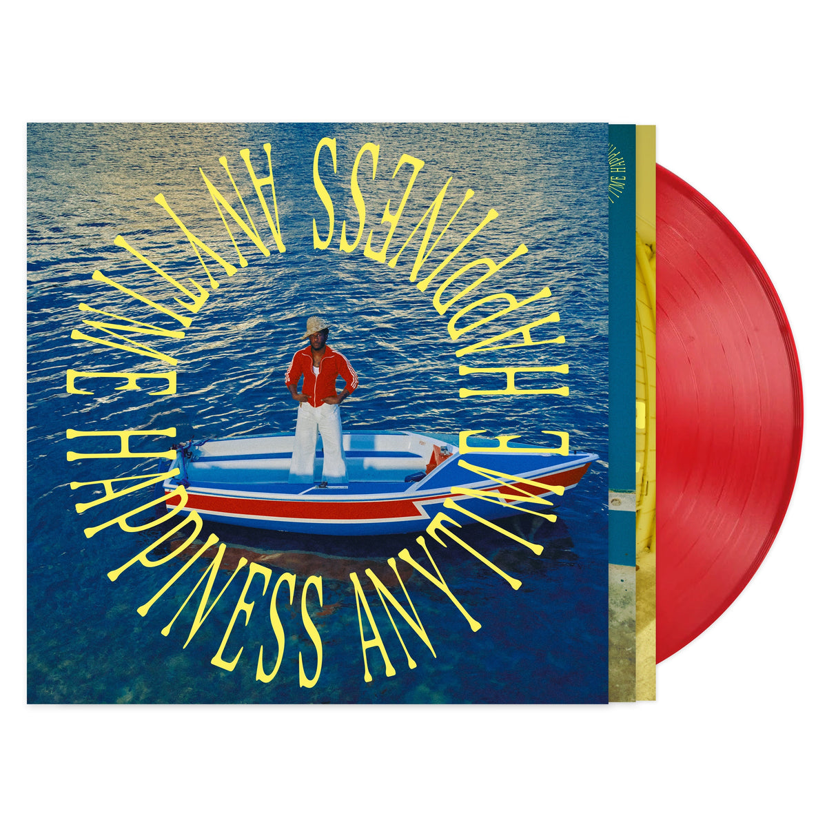 Leon Bridges / Happiness Anytime (Indie Exclusive, Limited Edition, "Campari" Red Colored Vinyl)