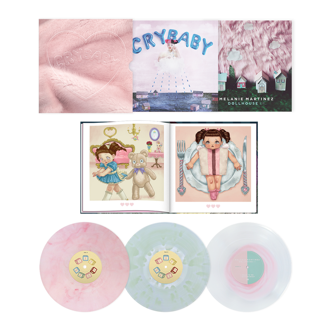 Melanie Martinez / Cry Baby: 10th Anniversary Edition (Clear Vinyl, Coke Bottle Green, Pink, Special Edition) (3 Lp's)