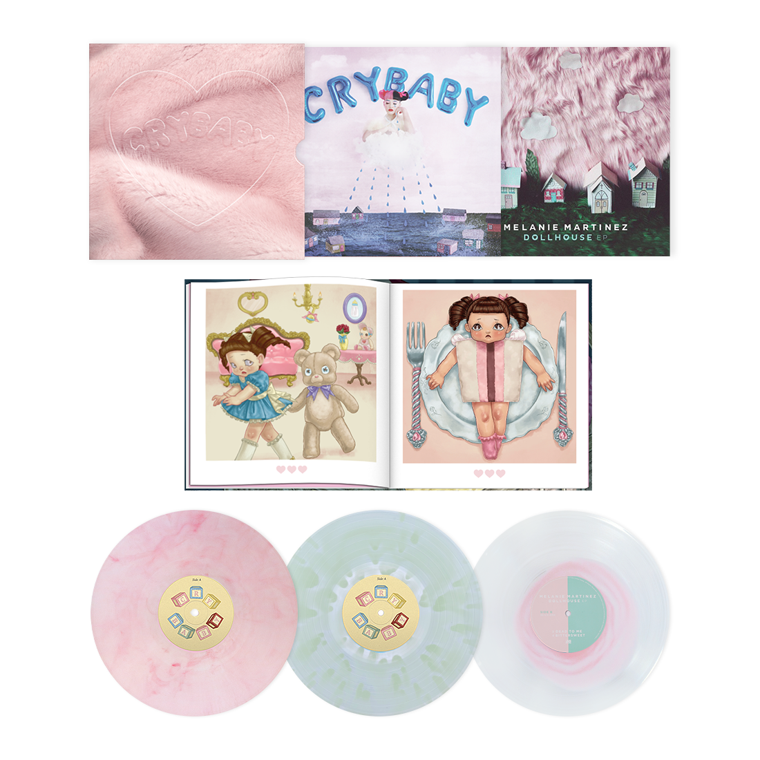 Melanie Martinez / Cry Baby: 10th Anniversary Edition (Clear Vinyl, Coke Bottle Green, Pink, Special Edition) (3 Lp's)