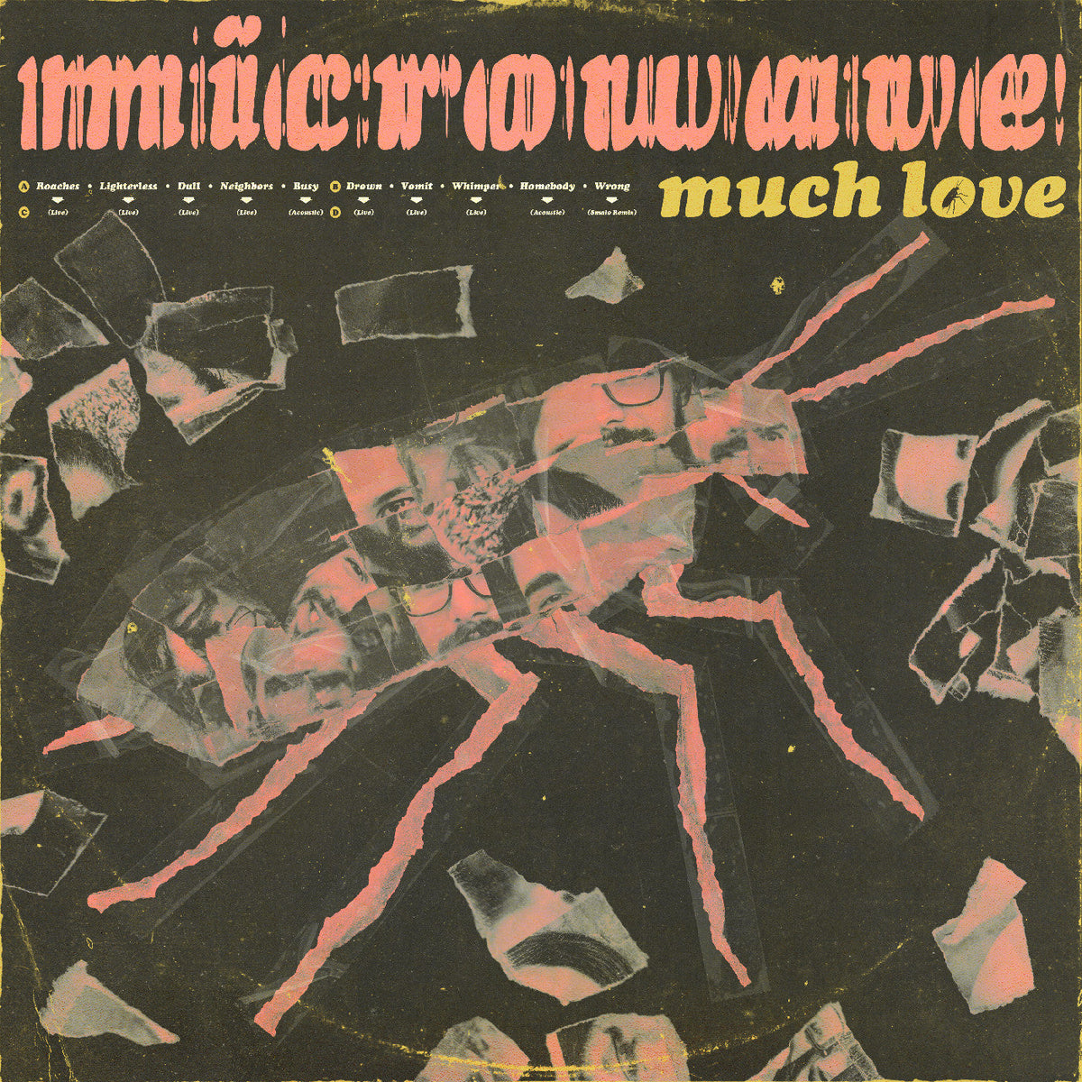 Microwave / Much Love (10 Year Anniversary Edition) (Clear Pink Swirl Vinyl)