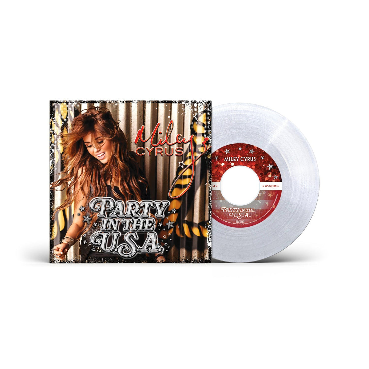 Miley Cyrus / Party In The U.S.A. [Clear/Glitter 7" Single]