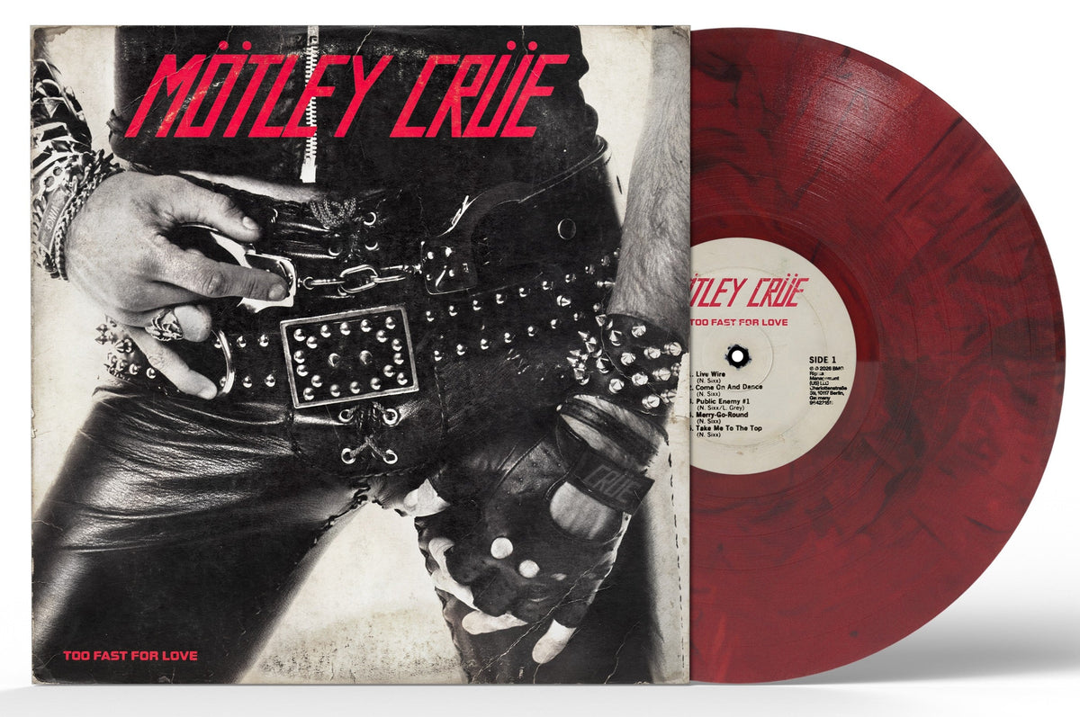 Motley Crue / Too Fast For Love (Indie Exclusive, Black & Red Smoke Colored Vinyl, 45th Anniversary Edition)