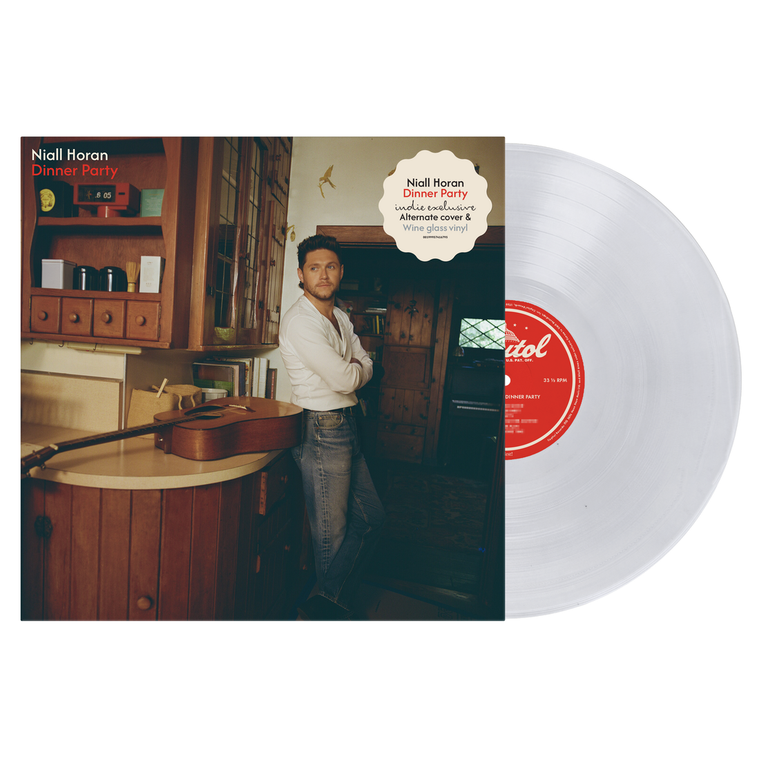 Niall Horan / Dinner Party (Indie Exclusive, Alternate Cover) [Wine Glass Clear Vinyl]
