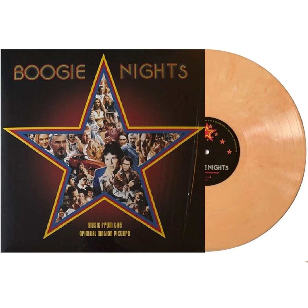 Various Artists / Boogie Nights (Music From Original Motion Picture) (Limited Edition, Peach Marble Colored Vinyl)