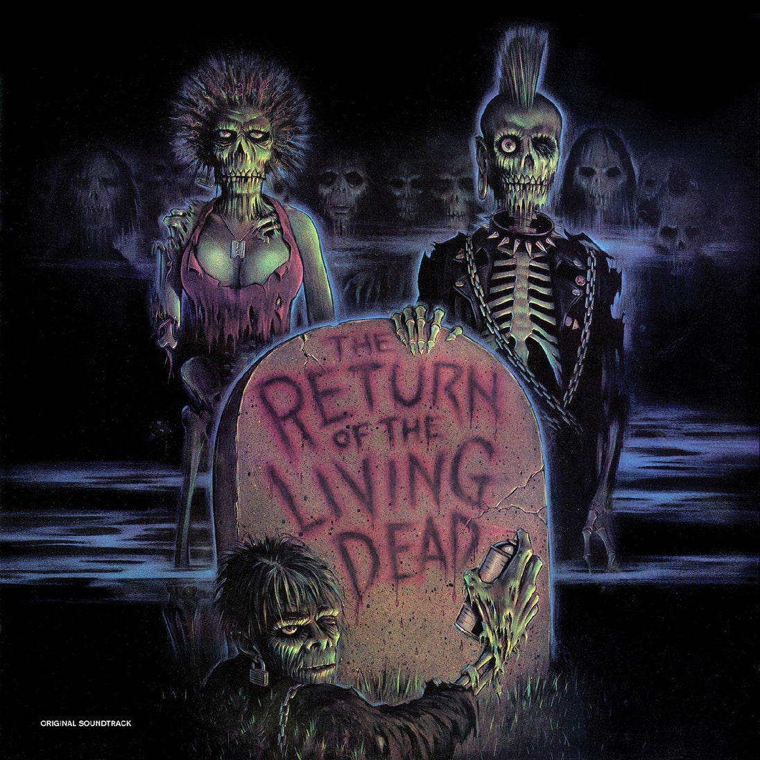 Various Artists / The Return Of The Living Dead--Original Soundtrack (Radioactive Green With Brown Tarman Splatter Vinyl)