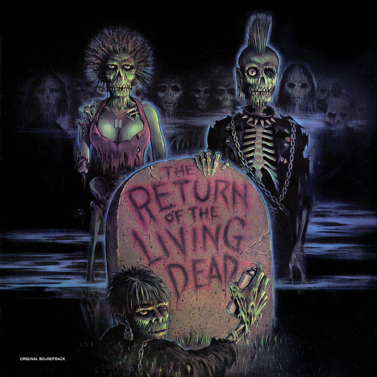 Various Artists / The Return Of The Living Dead--Original Soundtrack (Radioactive Green With Brown Tarman Splatter Vinyl)